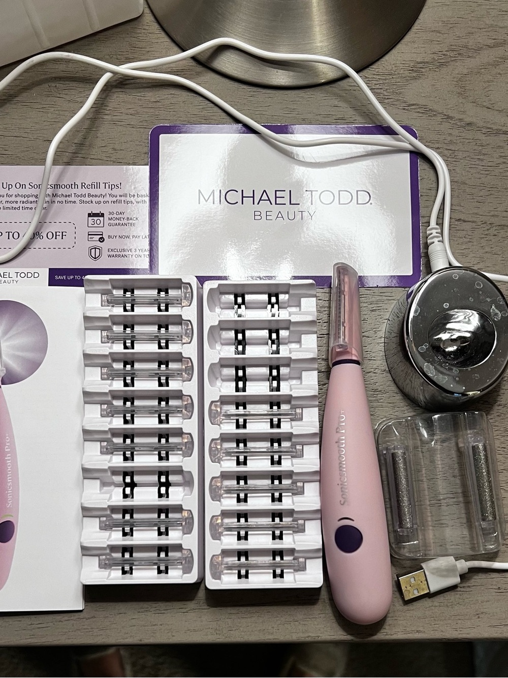 MICHAEL TODD Beauty Pink Sonic Smooth Pro+